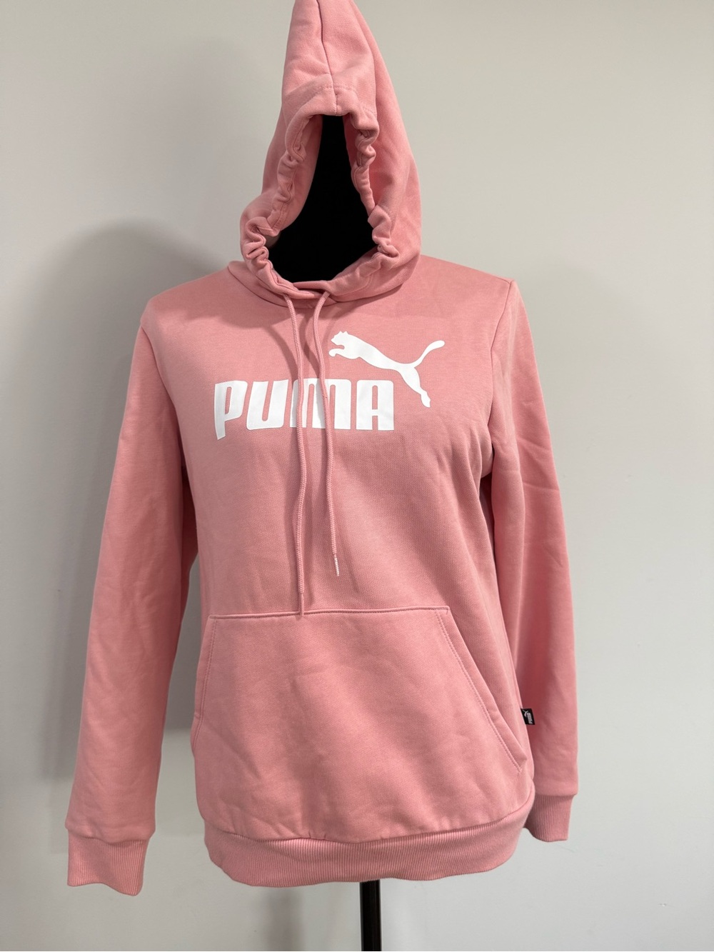 Puma Women's Pink Logo Pullover Hoodie